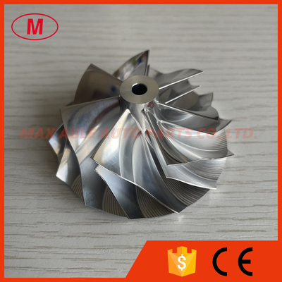 K04 50.07/62.43mm 7+7 blades high performance aluminum 2618/milling/billet compressor wheel