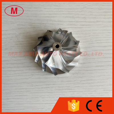 K04 49.50/63.00mm 6+6 blades high performance turbocharger milling/aluminum 2618/billet compressor wheel