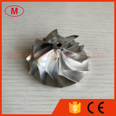 K04 49.50/63.00mm 6+6 blades high performance turbocharger milling/aluminum 2618/billet compressor wheel