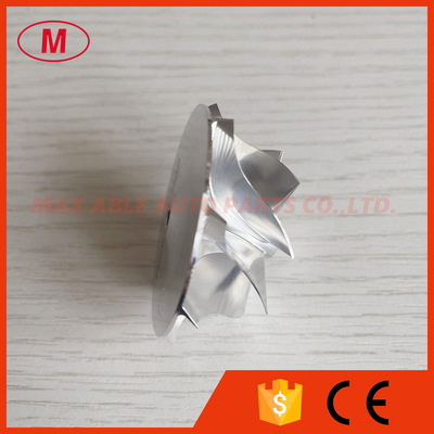 TD03 10T reverse 35.57/46.00mm 8+0 blades high performance turbo milling/aluminum 2618/billet compressor wheel for 49131-07005/49131-07015 N54B30 Twin Turbo