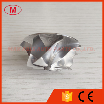TD03 10T reverse 35.57/46.00mm 8+0 blades high performance turbo milling/aluminum 2618/billet compressor wheel for 49131-07005/49131-07015 N54B30 Twin Turbo