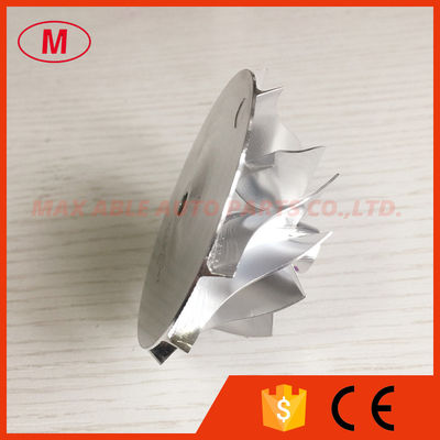 CT26 48.30/64.89mm 11+0 blades Turbo aluminum 2618/milling/billet compressor wheel for TOYOTA