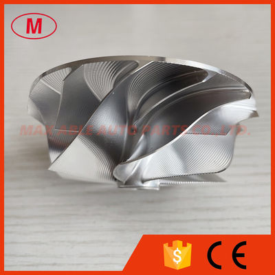 B58 Reverse 66.00/82.00mm 7+7 Blades Point Milling Turbo Milling/Aluminum 2618/billet Compressor Wheel