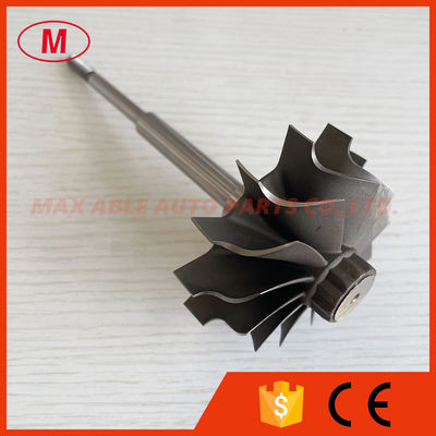 HX40 64X76mm 12 blades turbo wheel/ turbine shaft&wheel journal bearing