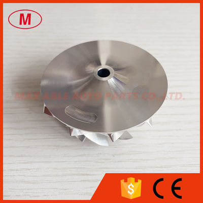 RHF5HB 49.62/61.98mm 11+0 blades high performance Turbo milling/aluminum 2618/billet compressor wheel for VF22 upgrade