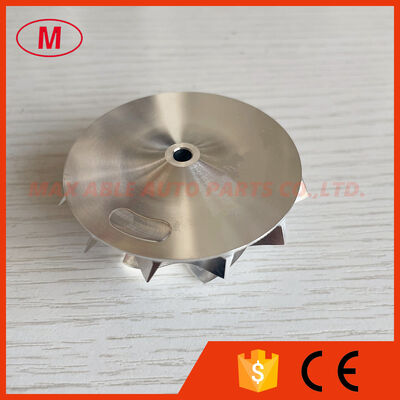 TD03 reverse 39.55/51.00mm 6+6 blades LEP style ,high performance Turbo milling/aluminum 2618/billet compressor wheel