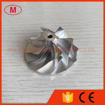 TD03 reverse 36.50/48.00mm 6+6 blades Turbo milling/aluminum 2618/billet compressor wheel