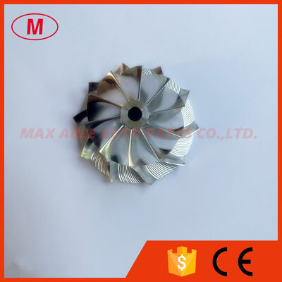 TB25 44.00/60.00mm 10+0 Blades High Performance Turbocharger Milling/aluminum 2618/billet Compressor Wheel