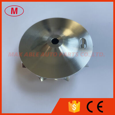 TB25 44.00/60.00mm 10+0 Blades High Performance Turbocharger Milling/aluminum 2618/billet Compressor Wheel