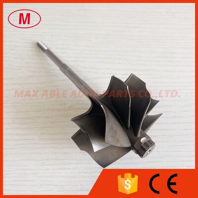 GT3582R reverse 62.35X68mm 5+5 blades ball bearing turbo turbine wheel shaft / turbine shaft&wheel