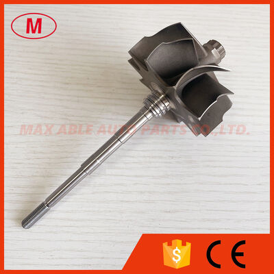 GT3582R reverse 62.35X68mm 5+5 blades ball bearing turbo turbine wheel shaft / turbine shaft&wheel