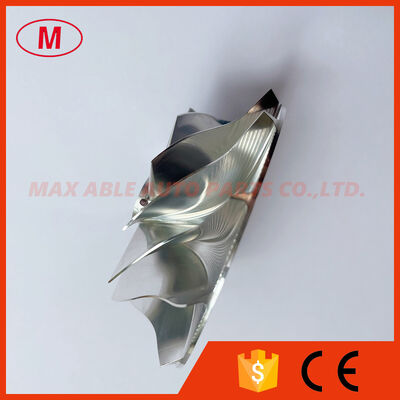 K04 50.00/66.00mm 11+0 blades high performance Turbocharger milling/aluminum 2618/billet compressor wheel