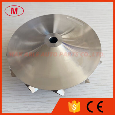 S300 69.66/93.35mm 6+6 blades high performance point milling turbo milling/aluminum 2618/billet compressor wheel