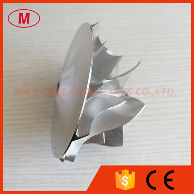 S300 69.66/93.35mm 6+6 blades high performance point milling turbo milling/aluminum 2618/billet compressor wheel