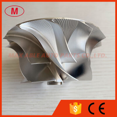 S300 69.66/93.35mm 6+6 blades high performance point milling turbo milling/aluminum 2618/billet compressor wheel