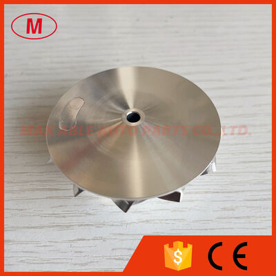 TD03 reverse 38.00/52.00mm 6+6 blades high performance turbocharger milling/aluminum 2618/billet compressor wheel