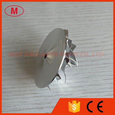 TD03 reverse 38.00/52.00mm 6+6 blades high performance turbocharger milling/aluminum 2618/billet compressor wheel