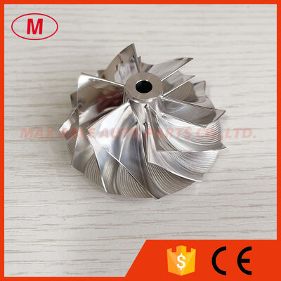 GTA15-25 43.41/56.02mm 6+6 blades high performance turbo milling/aluminum 2618/billet compressor wheel