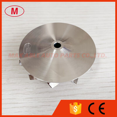 GTA15-25 43.41/56.02mm 6+6 blades high performance turbo milling/aluminum 2618/billet compressor wheel