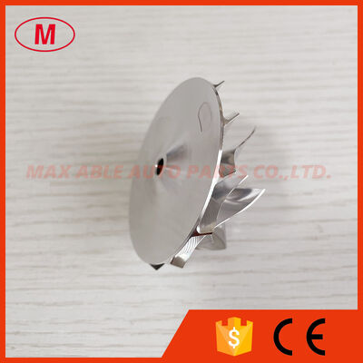 GTA15-25 43.41/56.02mm 6+6 blades high performance turbo milling/aluminum 2618/billet compressor wheel