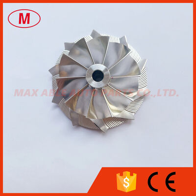 CT26 43.20/58.00mm 10+0 blades Turbo aluminum 2618/milling/billet compressor wheel