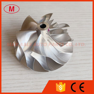 GT35 Forward 56.66/73.00mm 6+6 Blades Turbocharger Milling/aluminum 2618/billet Compressor Wheel