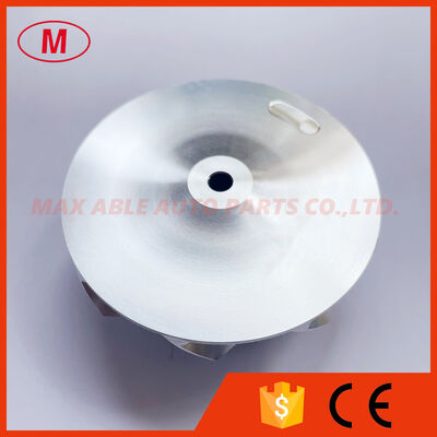 TD04 forward 54.28/67.40mm 9+0 Blades point milling snake curve turbo aluminum 2618/Milling/billet compressor wheel