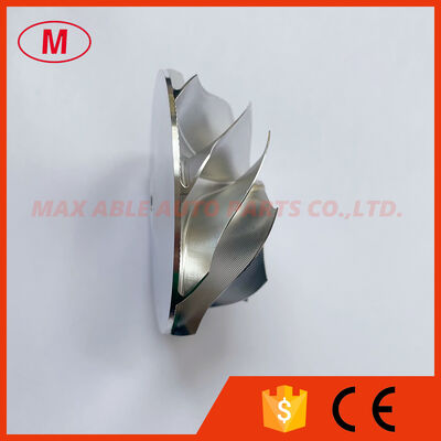 TD04 forward 54.28/67.40mm 9+0 Blades point milling snake curve turbo aluminum 2618/Milling/billet compressor wheel