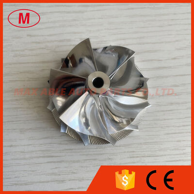 TD04 Forward 47.60/56.00mm 6+6 Blades High Performance Turbo Milling/billet Compressor Wheel for 49477-06100 HONDA 2.0T