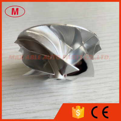 TD04 Forward 47.60/56.00mm 6+6 Blades High Performance Turbo Milling/billet Compressor Wheel for 49477-06100 HONDA 2.0T