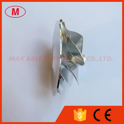 TD04HL reverse 48.50/63.00mm 7+7blades LEP Style, Performance Design turbo Turbocharger milling/aluminum 2618/billet compressor wheel