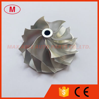 TD04 Forward 43.30/56.00mm 6+6 Blades High Performance Point Milling Snake Curve Milling/aluminum 2618/billet Compressor Wheel