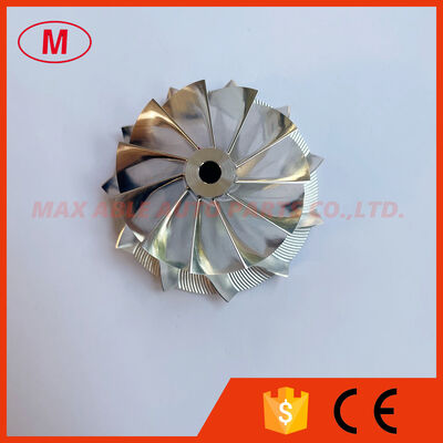 K16 forward 49.60/62.00mm 11+0 Blades High Performance Turbo Milling/aluminum 2618/billet Compressor Wheel for M2 E:N55B30A/N55