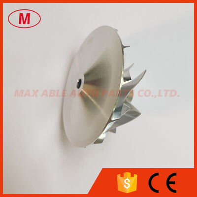 T04E 6+6 blades 53.87/76.07mm 448048-0004 turbocharger milling/aluminum 2618/billet compressor wheel for 451567-0001/452240-0001/466575-0001/466575-0002