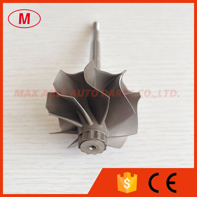 GT2860R 9 blades 46.95/53.7mm 103mm ball bearing turbine shaft /turbine wheel/turbo wheel