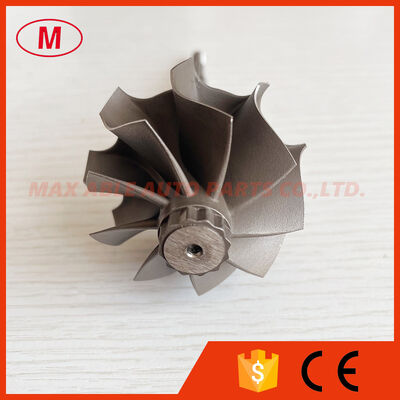 GT2860R 9 blades 46.95/53.7mm 103mm ball bearing turbine shaft /turbine wheel/turbo wheel