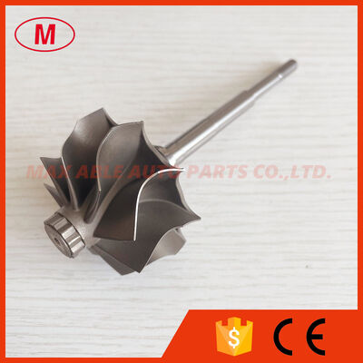 GT2860R 9 blades 46.95/53.7mm 103mm ball bearing turbine shaft /turbine wheel/turbo wheel