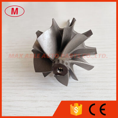 TD04LR reverse  41.2X47.2mm 5+5 blades turbo wheel/ turbine shaft&wheel