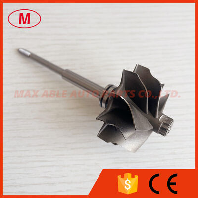 TD04LR reverse  41.2X47.2mm 5+5 blades turbo wheel/ turbine shaft&wheel