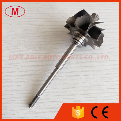 TD04LR reverse  41.2X47.2mm 5+5 blades turbo wheel/ turbine shaft&wheel