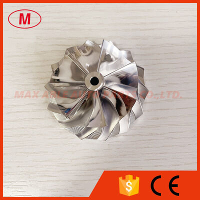 TD04H reverse 53.30/68.00mm 7+7 blades Turbo milling/aluminum 2618/billet compressor wheel