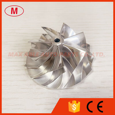 TD04H reverse 53.30/68.00mm 7+7 blades Turbo milling/aluminum 2618/billet compressor wheel