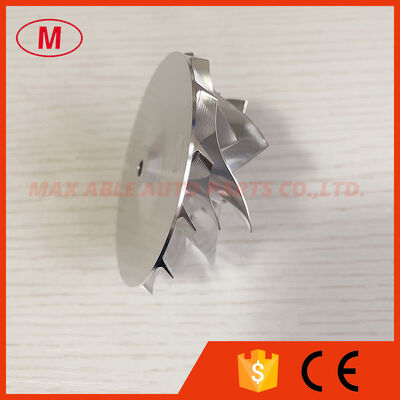 TD04H reverse 53.30/68.00mm 7+7 blades Turbo milling/aluminum 2618/billet compressor wheel