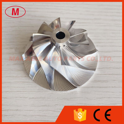 CT26 17291-17010 42.12/64.89mm 10+0 blades Small Nose ,High Blade ,Durability version Turbocharger aluminum 2618/milling/billet compressor wheel for 17201-17010