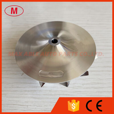 GT15-25 reverse 49.70/67.40mm 6+6 blades LEP style high performance turbo milling/aluminum 2618/billet compressor wheel