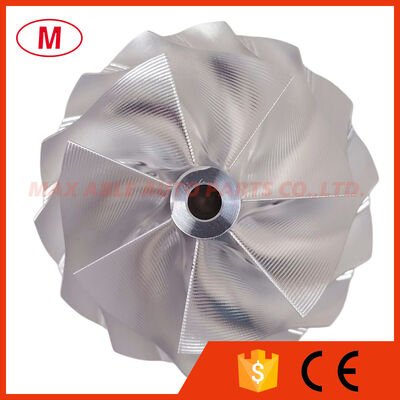 G25-660 Forward 54.28/67.40mm 7+7Blades Point Milling Turbo Aluminum 2618/Milling/billet Compressor Wheel for 858161-5003S
