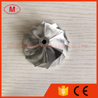 TD04HL 19T reverse 46.02/58.00mm 6+6 blades 49189-X Turbocharger milling/aluminum 2618/billet compressor wheel
