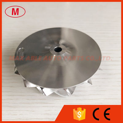 GT28 49.70/67.40mm 7+7 Blades high performance bore:6.00mm turbo milling/billet compressor wheel for 446179-0094/81636