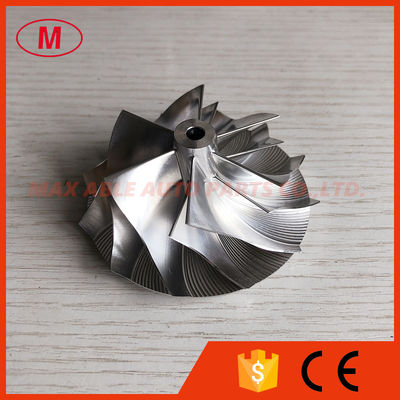 GT15-25 54.87/70.98mm 6+6 blades High Performance Turbocharger milling/aluminum 2618/ Billet Compressor wheel