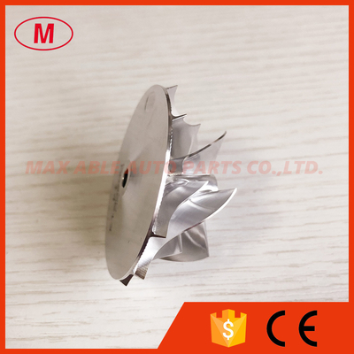 TF035 13T 49377-00018 38.35/51.00mm 6+6 blades turbo milling/aluminum 2618/billet compressor wheel for 49135-05671